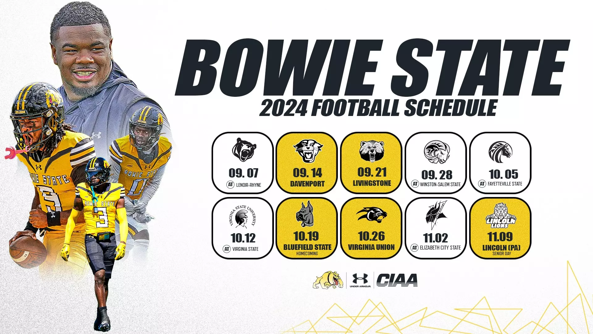 Bowie State University Football: Game Schedule, Scores, and News