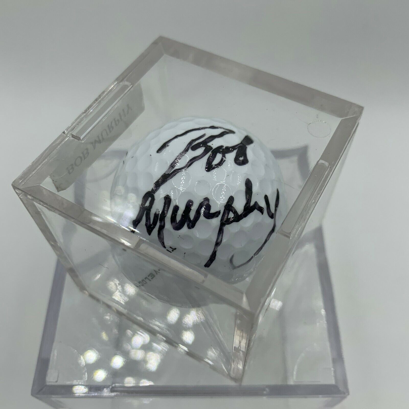 Bob Murphy signed golf ball: Authentic or fake? (Learn how to tell the difference!)